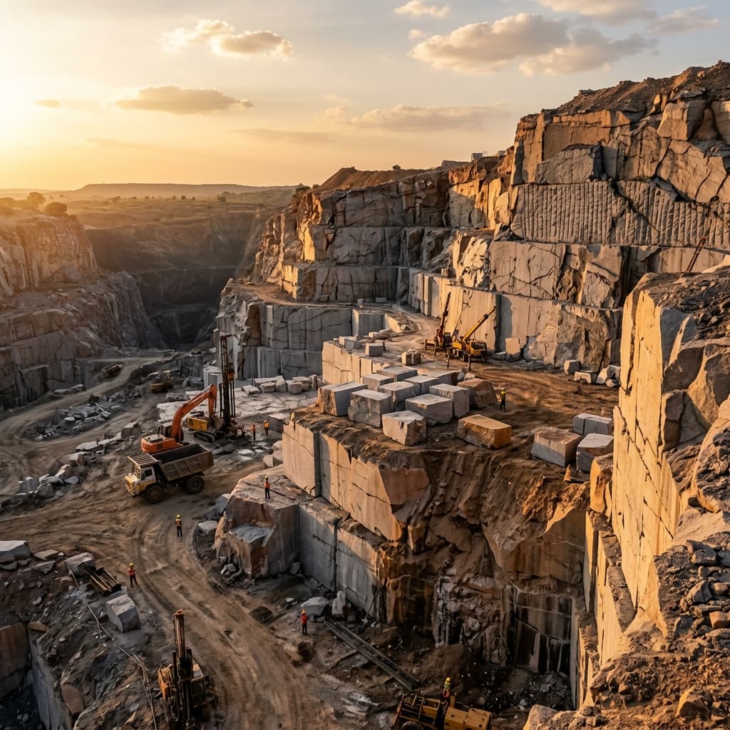 Granite Quarry in Bagalkot
